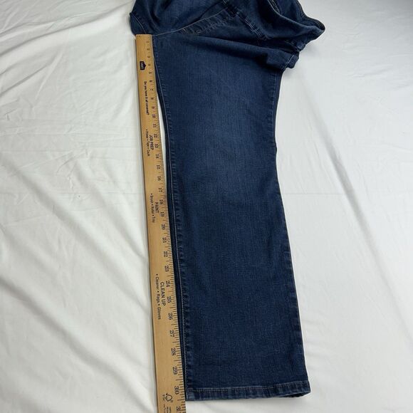 Lee Jeans Blue Slim Fit Slim Leg Mid Rise Sculpting Stretch Pull On Women's 22W - Picture 12 of 15